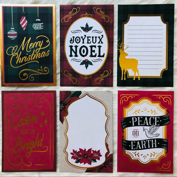 Christmas Farmhouse Greeting Cards 6 pc - Picture 10 of 10